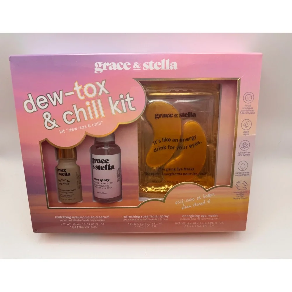 Grace & Stella‎ Dew-Tox & Chill Kit Brand New